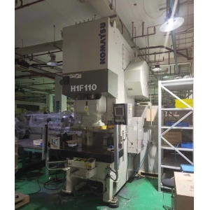 KOMATSU 110ton C frame servo press machine, model H1F110