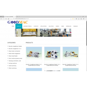 SHENZHEN GOODMAC's new websites