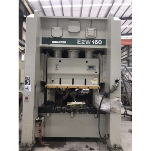 KOMATSU 160ton H frame two crank press machine, model E2W160